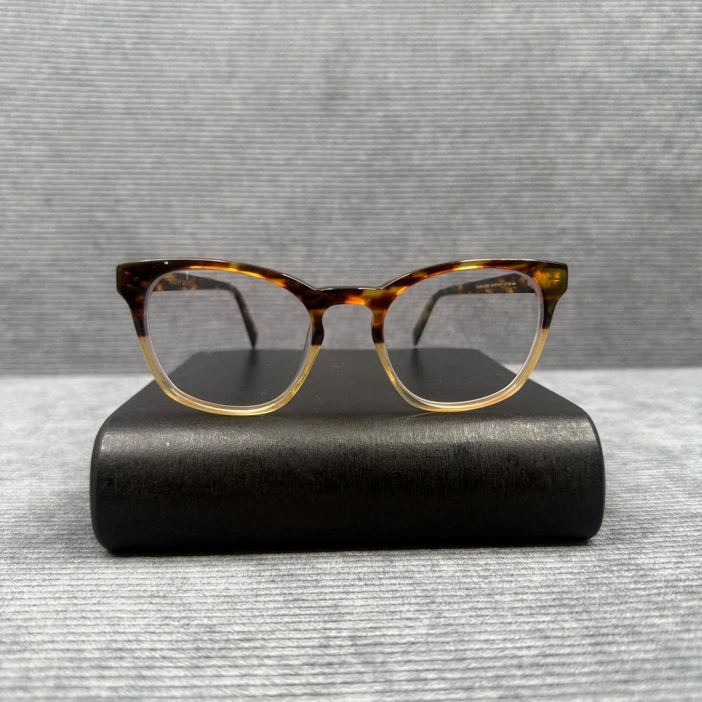 Warby Parker Felix M 929 Tortoise Clear‎ Fade Eyeglasses Frames Only 49-19-145